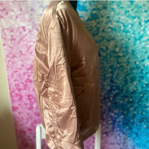 COPY - NWT/Satin Bomber Jacket " Ride or Die" - Picture 4 of 5